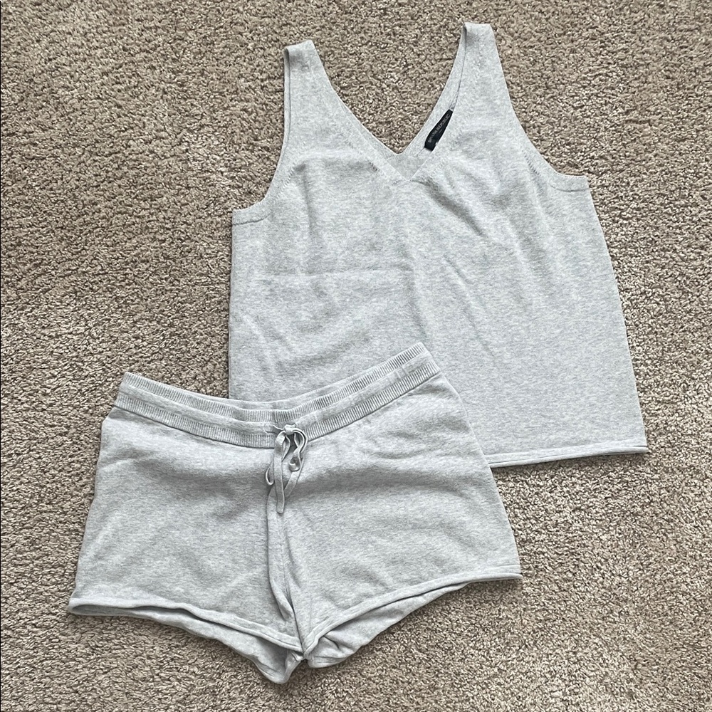 Banana Republic Light Gray Women's Athleisure Matching Set